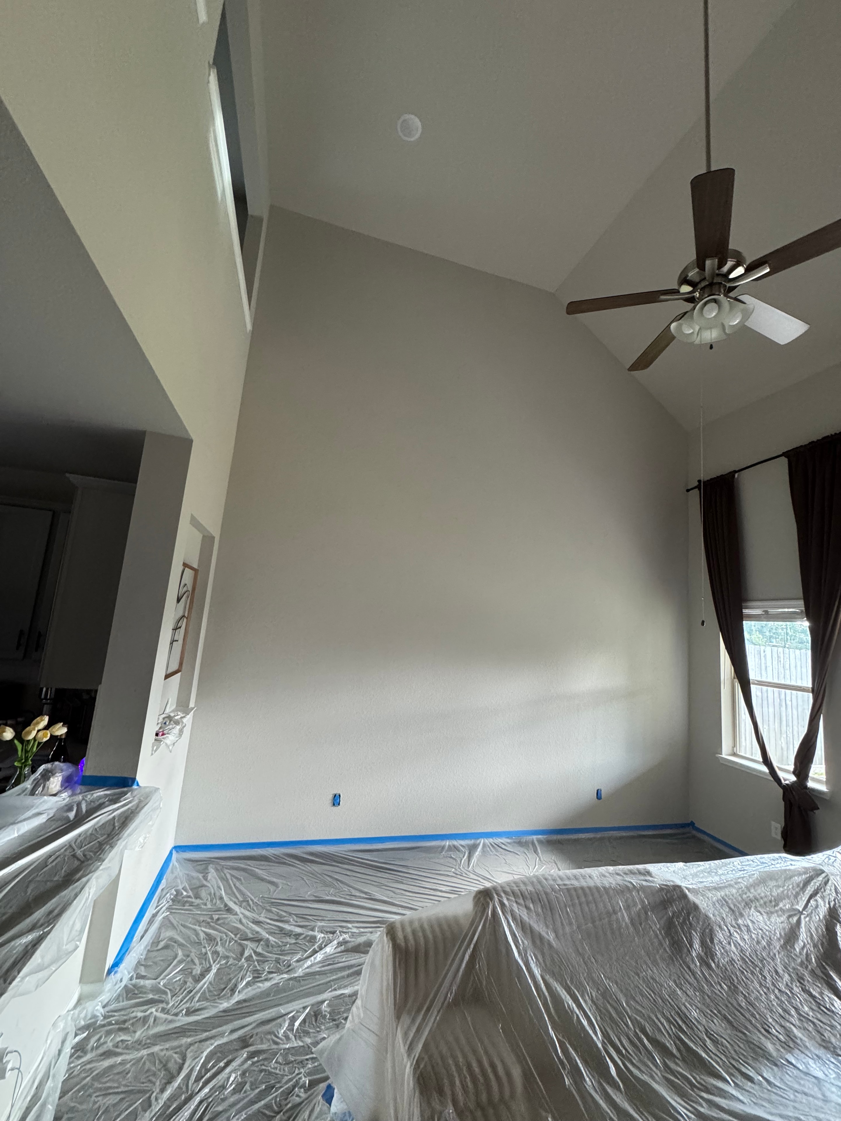 Interior painting project completed by Master's Peace Painting