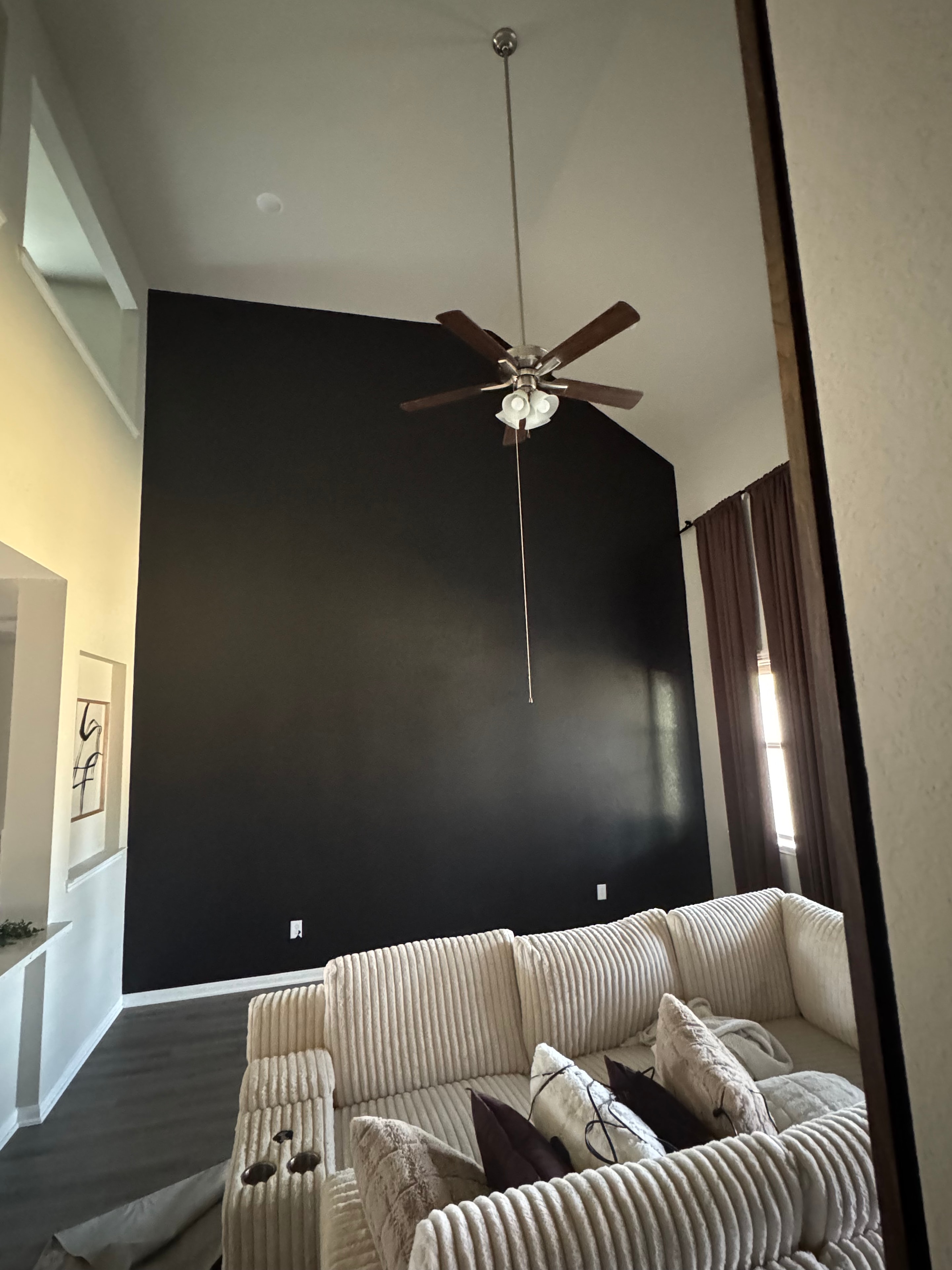 Interior painting project completed by Master's Peace Painting
